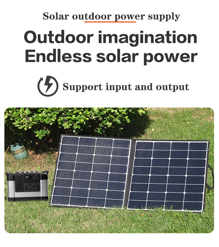 EU Warehouse 230 Volt 5000 Cycle Solar Portable Generator 1000W Powerstation 1000 Watt Tragbare Power Station