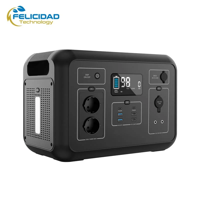 1kw 1000wh 1000 Watts Wh 1000W LiFePO4 Lithium Battery Portable Solar Generator Power Station