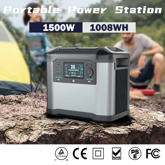 Outdoor Industrial House Portable Mobile 1500 Watt Solar Power Banks Charging Solar Emergency Power Station Portable for Europe with Lithium Iron Batteries