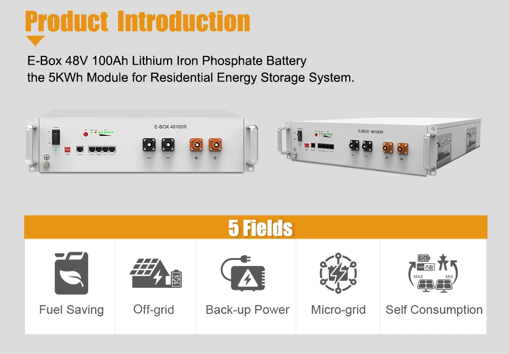 Pytes 5kwh 48V Solar Lithium Battery for Low Voltage Energy Storage System