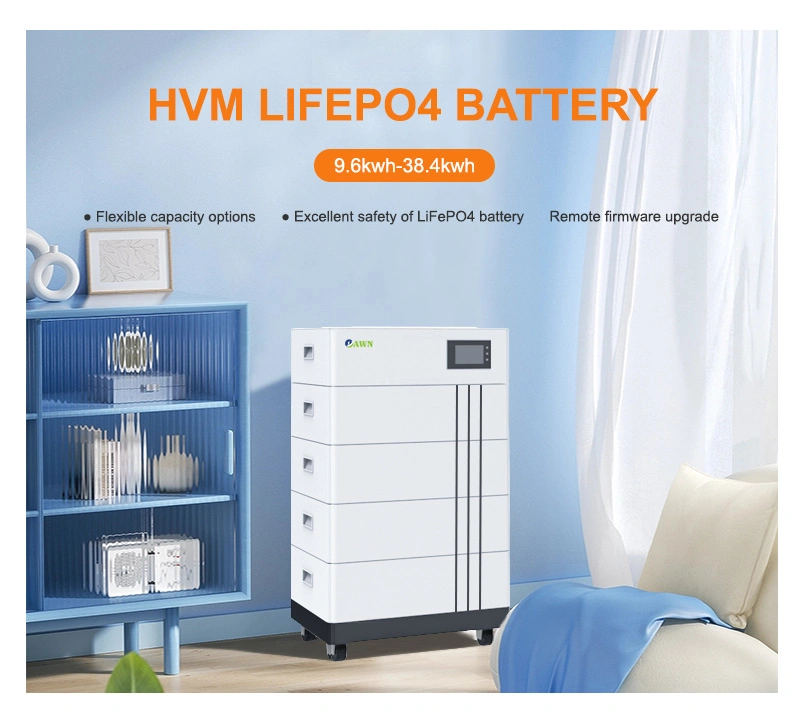 High Voltage 10kwh 15kwh 20kwh 30kwh 40 Kwh Solar Inverter Home Energy Storage System Power Station Lithium Ion Batteries Pack LiFePO4 Cells Battery