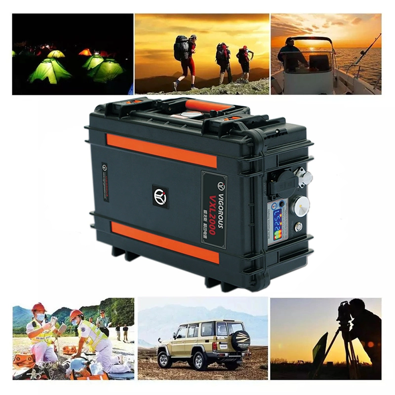 Camping Battery, Portable Power 2000wh, Suitable for Multiple Scenarios