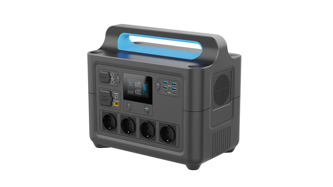 Portable Power Station 1500W,1228wh Solar Generator,110V/1500 Watt Pure-Sine Wave,AC Outlet,12V DC Cigar,QC3.0 USB,Backup LiFePO4 Battery for Outdoors Camping