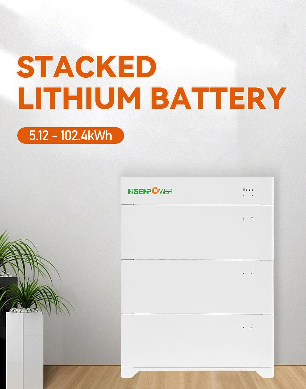 Li Ion Lithium Ion Stacked Battery 48V 100ah Low Voltage for Solar System Solar Panel Batteries for Home