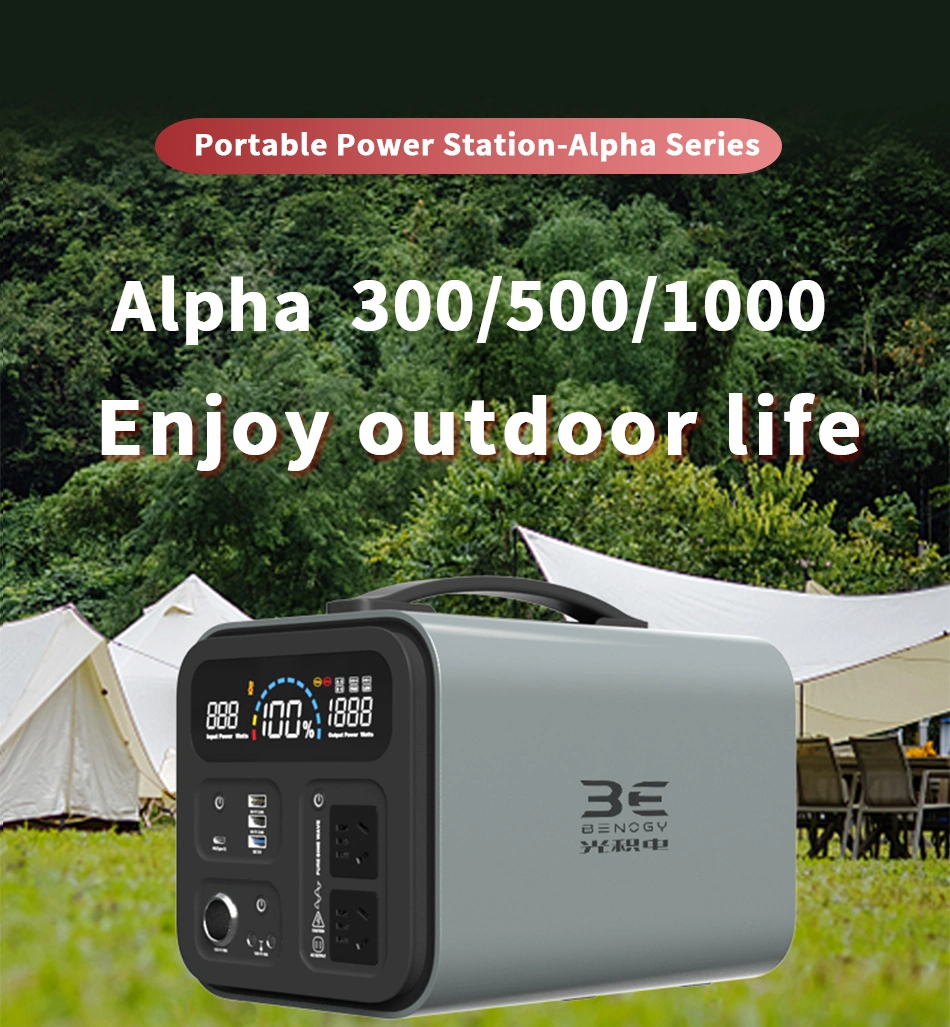 Portable Power Station 500wh Mini Solar Generator for Homes 1000 Watts