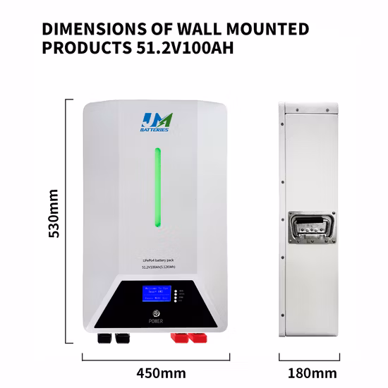 Deep Cycle BMS Low Voltage 51.2V 200ah 5kwh Wall Lithium Powerwall Solar for Hrybrid System IP65 Water Proof Home Solar System Battery Matched Deye Inverter