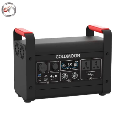 Goldmoon 220V 1000 Watt Tragbare Lithium Power Station with Solar Panel for Camping